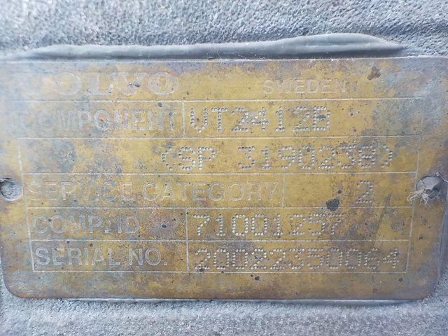3190238 VOLVO АКПП, VT2412B, Без ретардера, № XF147802, фото 3