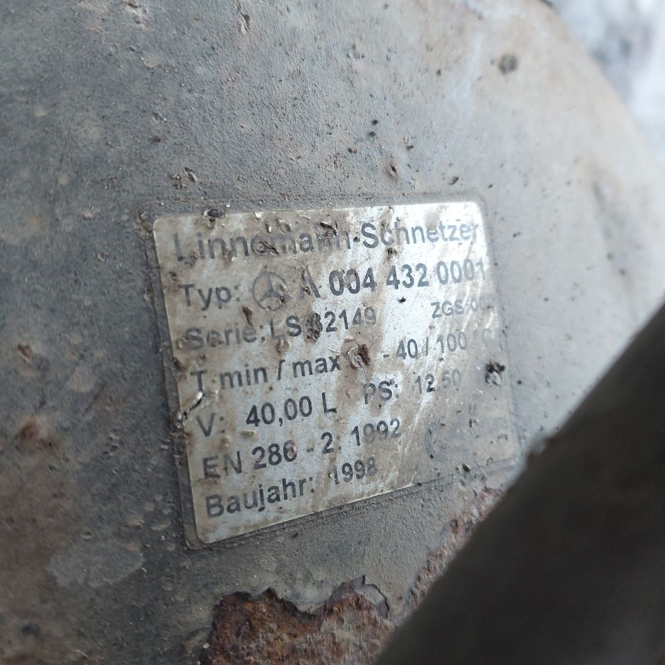 0014320001 MERCEDES Ресивер воздушный, № XF443473, фото 4