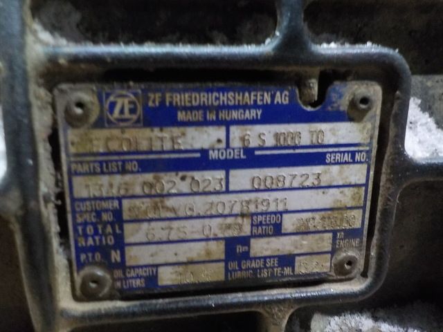 20781911 VOLVO КПП, 6S1000, Без ретардера, МКПП, № XF129989, фото 8