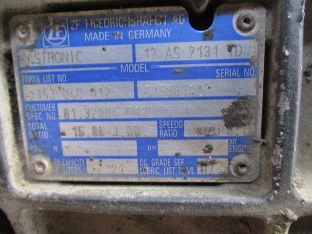 81320046086 MAN АКПП, 12AS2131, С ретардером, № XF162989, фото 4