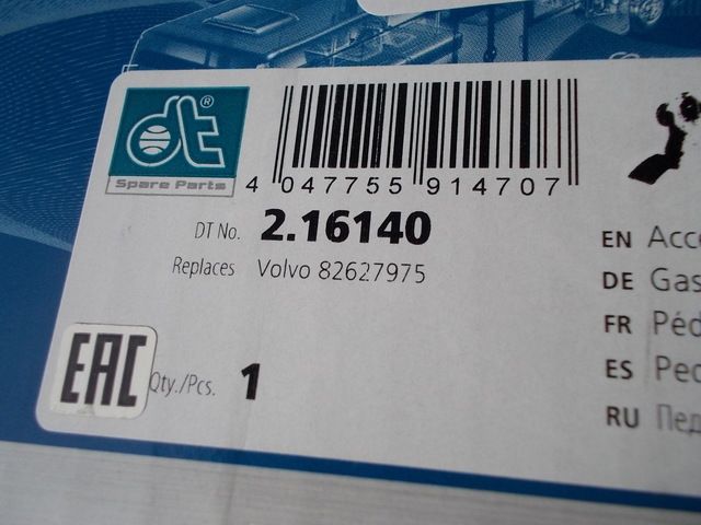 216140 DIESEL TECHNIC Педаль газа, фото 7