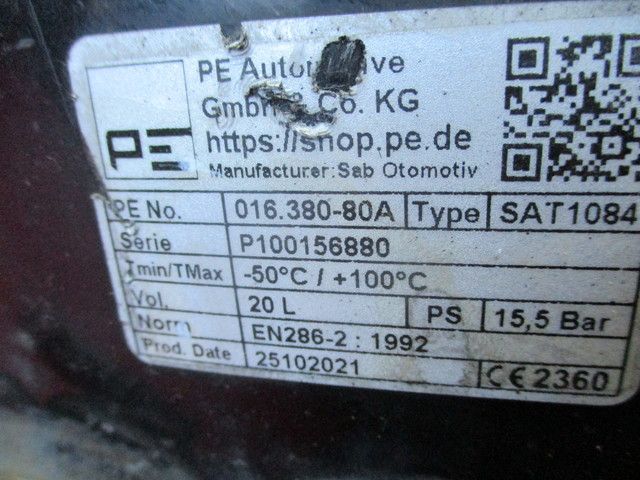 0034324601 MERCEDES Ресивер воздушный, № XF353326, фото 5