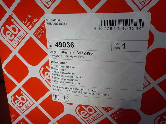 49036 FEBI Насос ГУР, фото 5