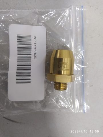 INF111212 STARTEC Штуцер прямой D12/M12, фото 1