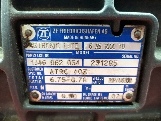 1710956 DAF АКПП, 6AS1000, Без ретардера, № XF372850, фото 11