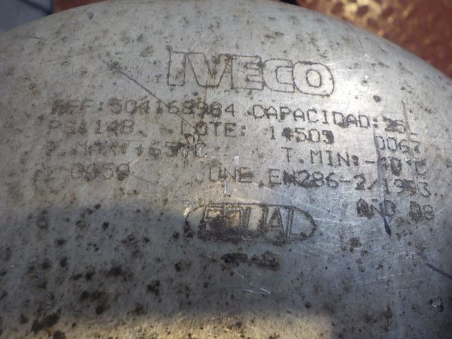 504168984 IVECO Ресивер воздушный, № XF206941, фото 4