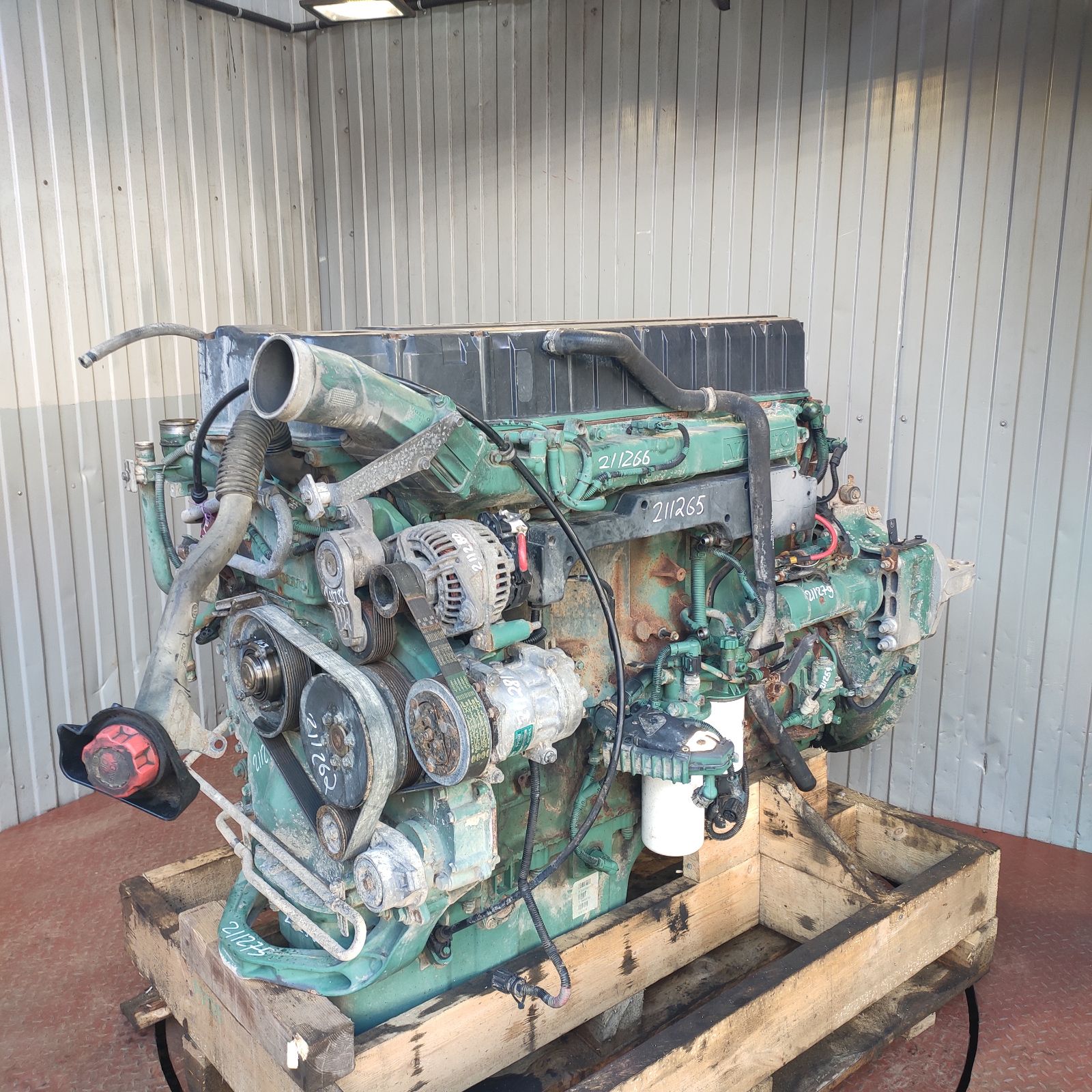 1639652 VOLVO Двигатель, D12D, 420 hp, Euro3, № XF211227, фото 2