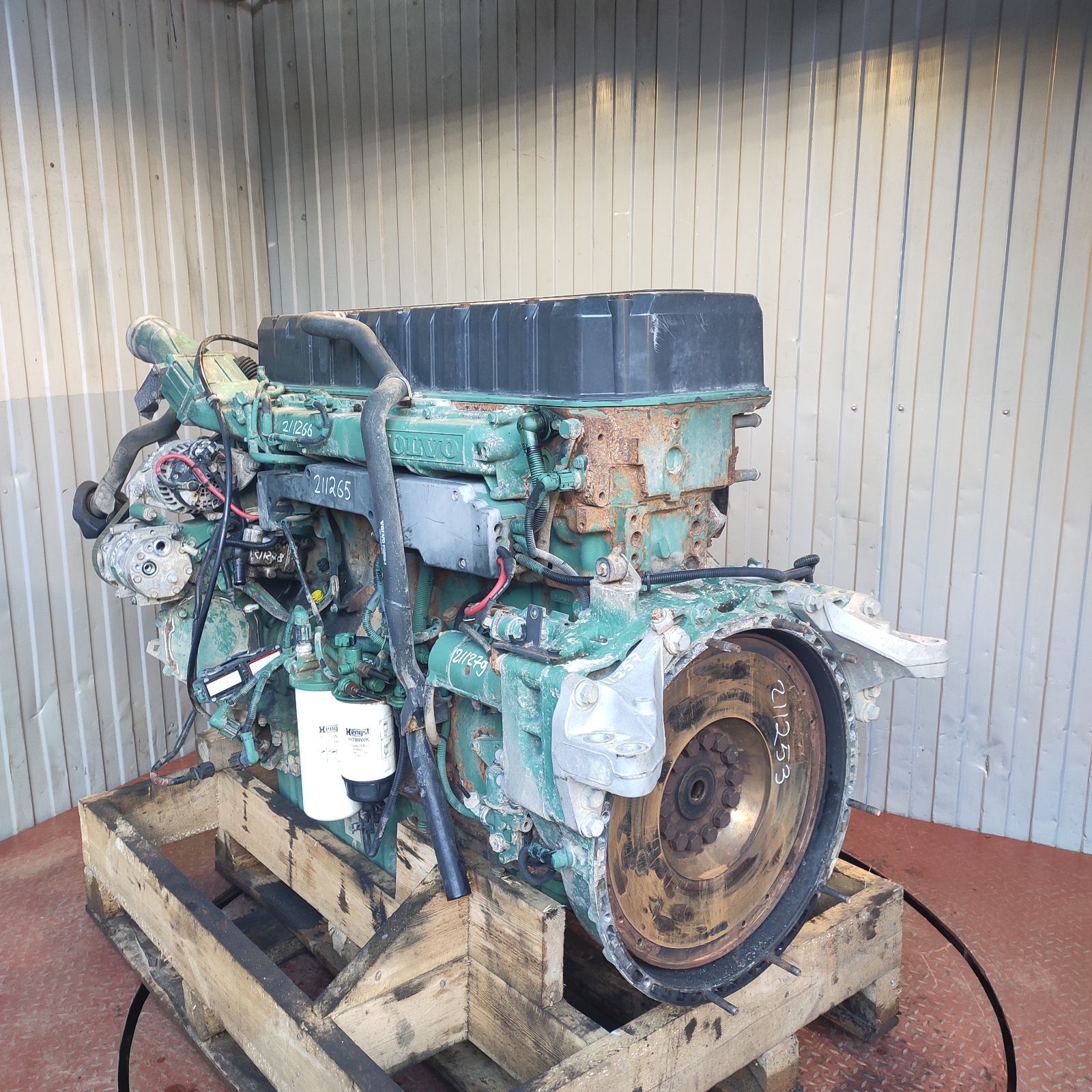 1639652 VOLVO Двигатель, D12D, 420 hp, Euro3, № XF211227, фото 4
