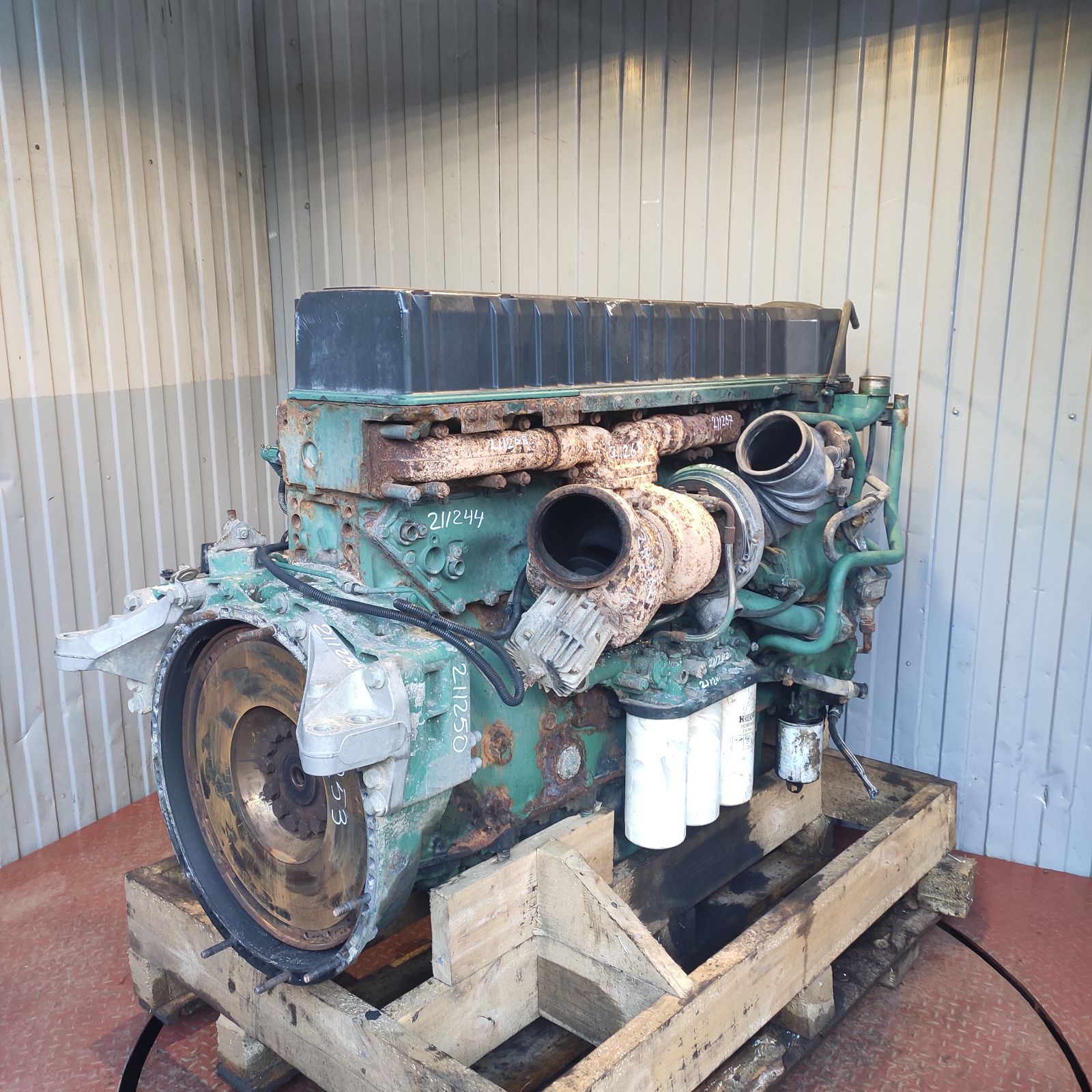 1639652 VOLVO Двигатель, D12D, 420 hp, Euro3, № XF211227, фото 6