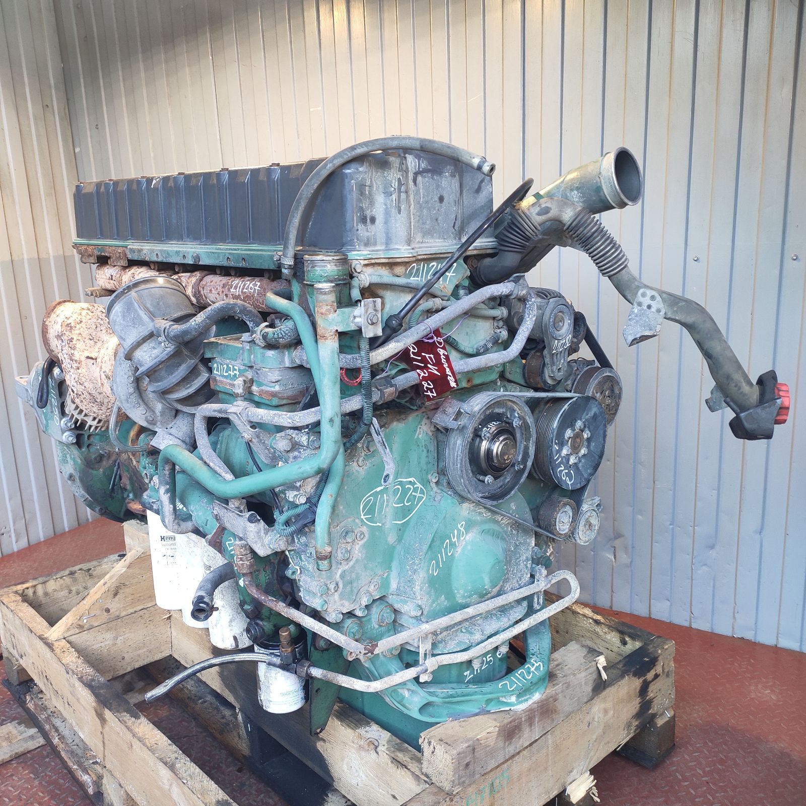 1639652 VOLVO Двигатель, D12D, 420 hp, Euro3, № XF211227, фото 8