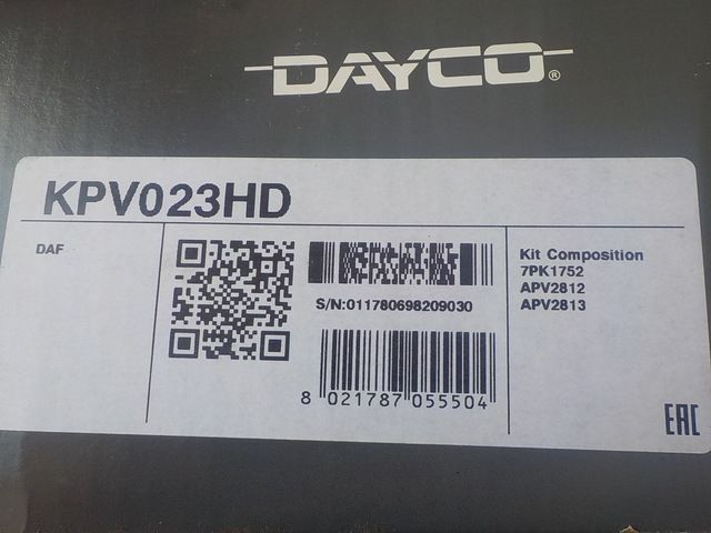 KPV023HD DAYCO Ролик натяжитель, фото 7