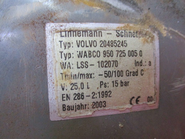 20485245 VOLVO Ресивер воздушный, № XF281450, фото 4