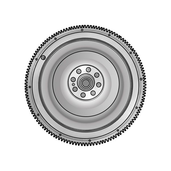 9060303805 MERCEDES Маховик, № XF22379, фото 2