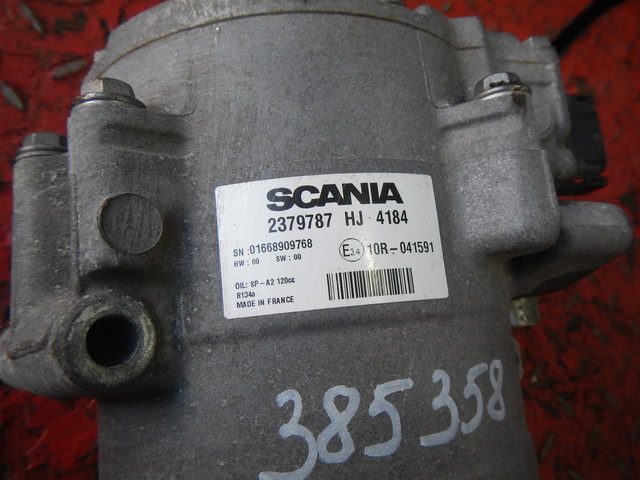 2379787 SCANIA Компрессор кондиционера, № XF385358, фото 5