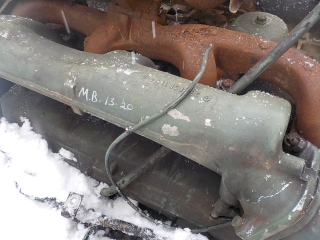 MERCEDES Двигатель, OM366, № XF51829, фото 3
