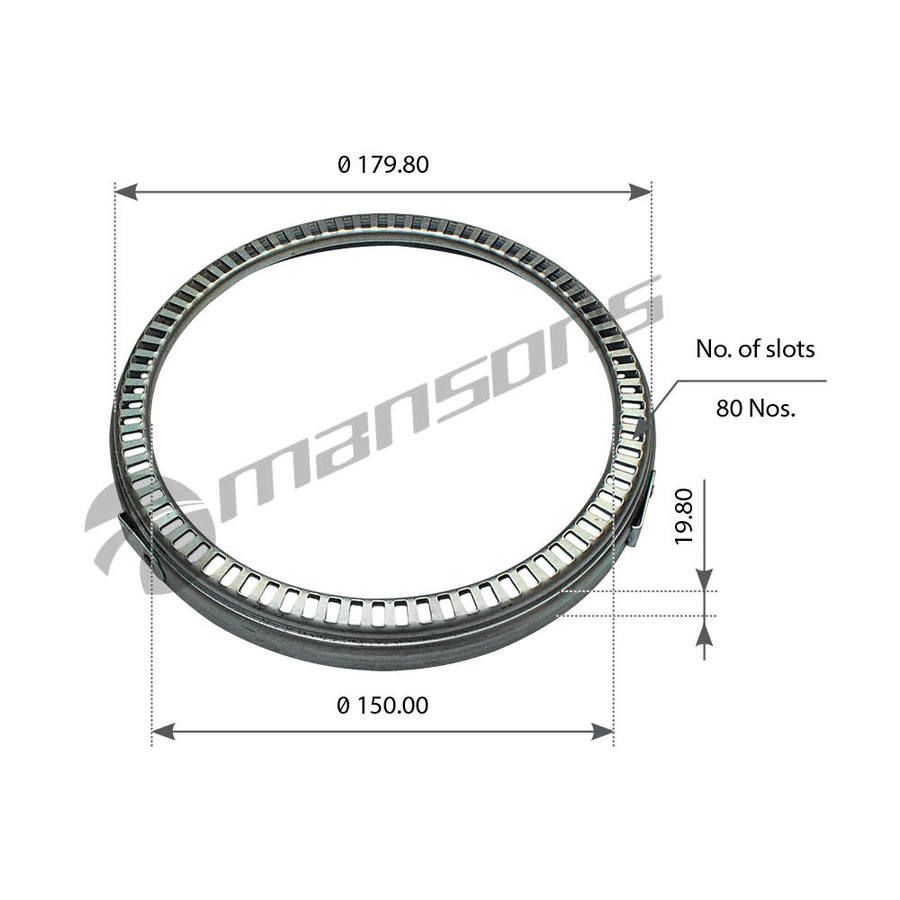 300338 MANSONS Кольцо ABS, фото 1
