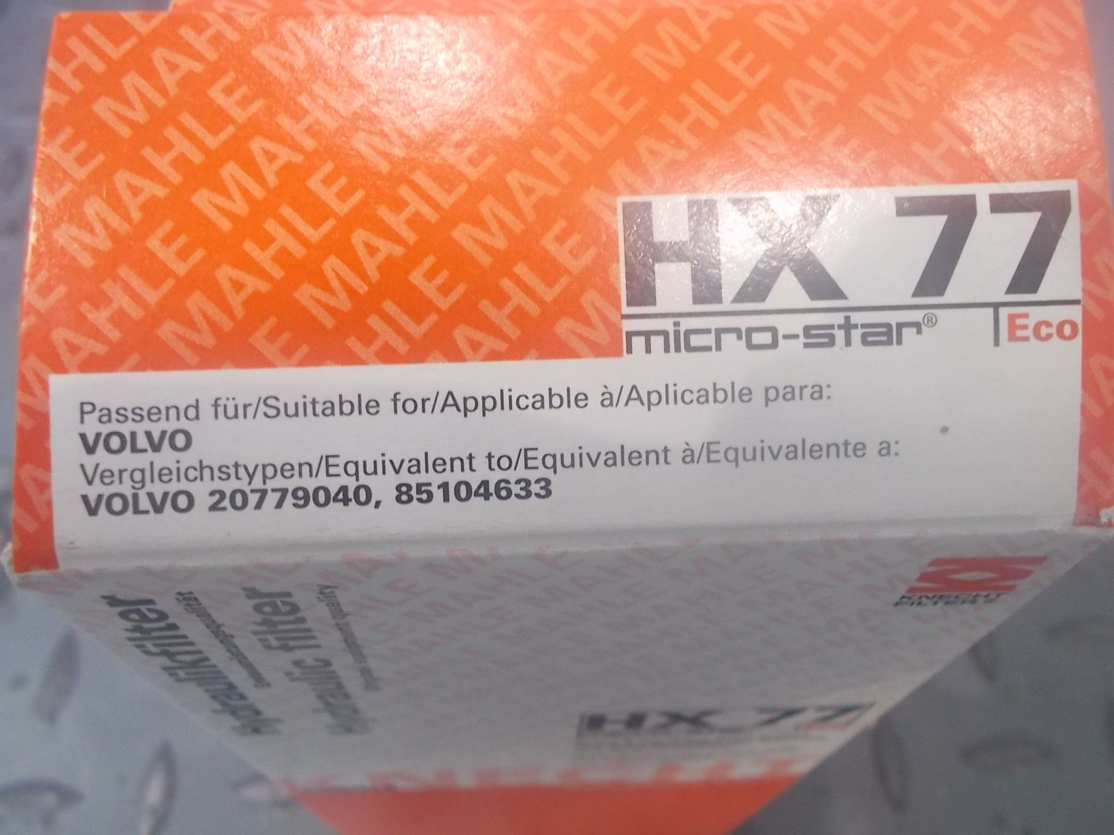 HX77ECO KNECHT Фильтр масляный, фото 4