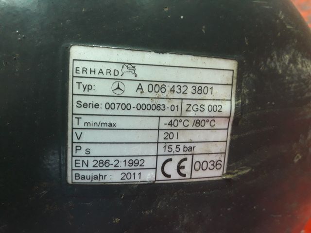 0064323801 MERCEDES Ресивер воздушный, № XF326821, фото 4