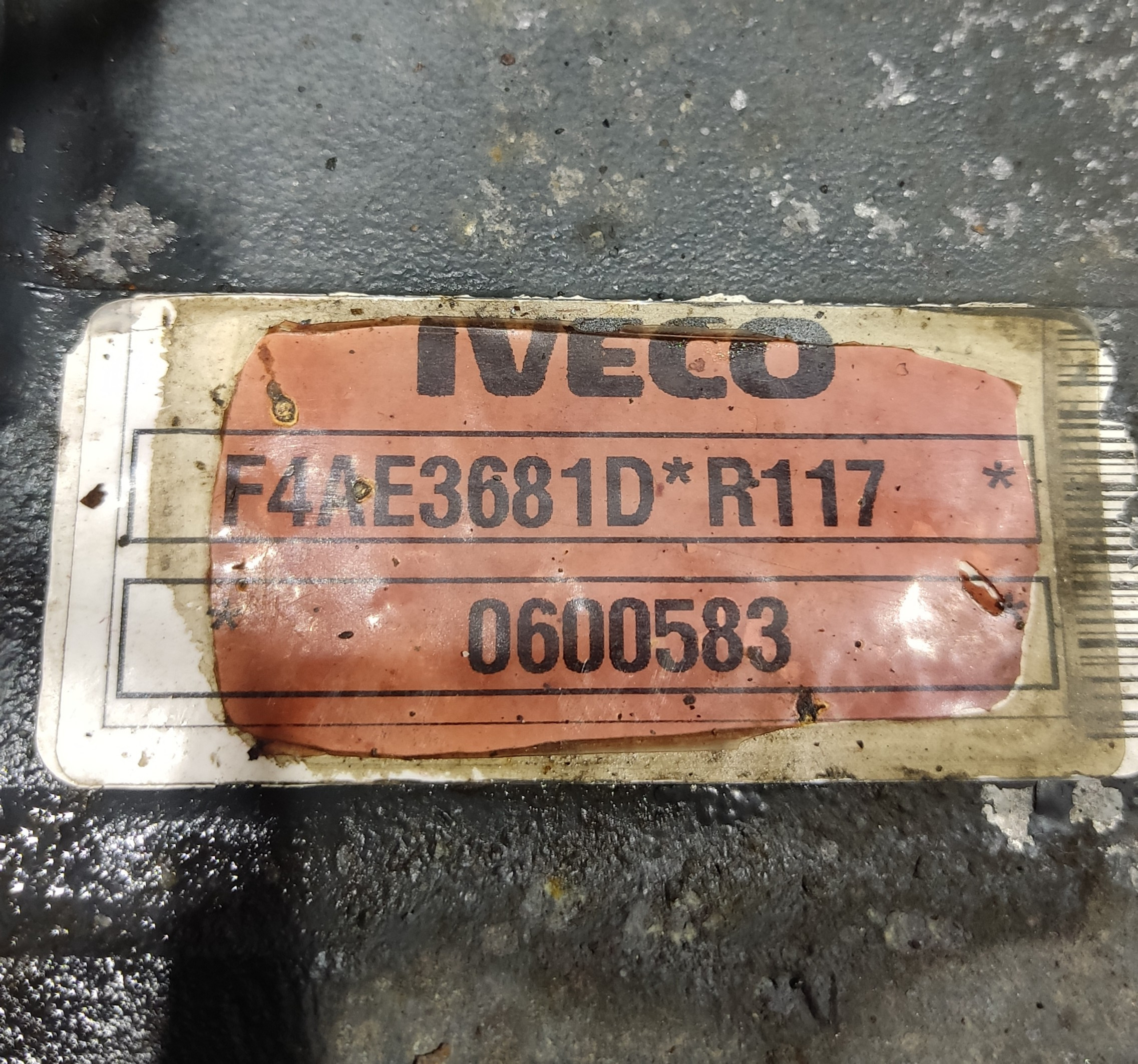504386392 IVECO Двигатель, Tector6, F4AE3681, № XF418224, фото 9
