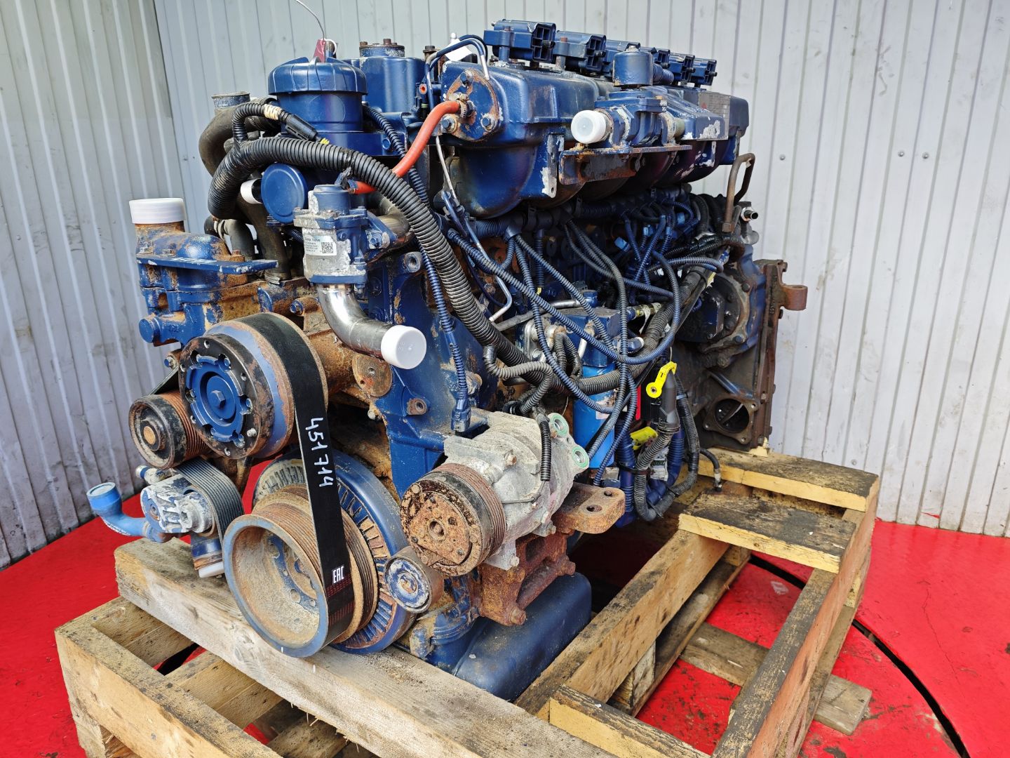 45104100089590 KAMAZ Двигатель, WP12NG400E5, № XF451714, фото 1