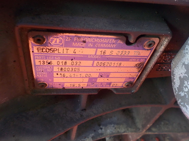 1800305 DAF КПП, 16S2333, Без ретардера, МКПП, № XF299685, фото 12