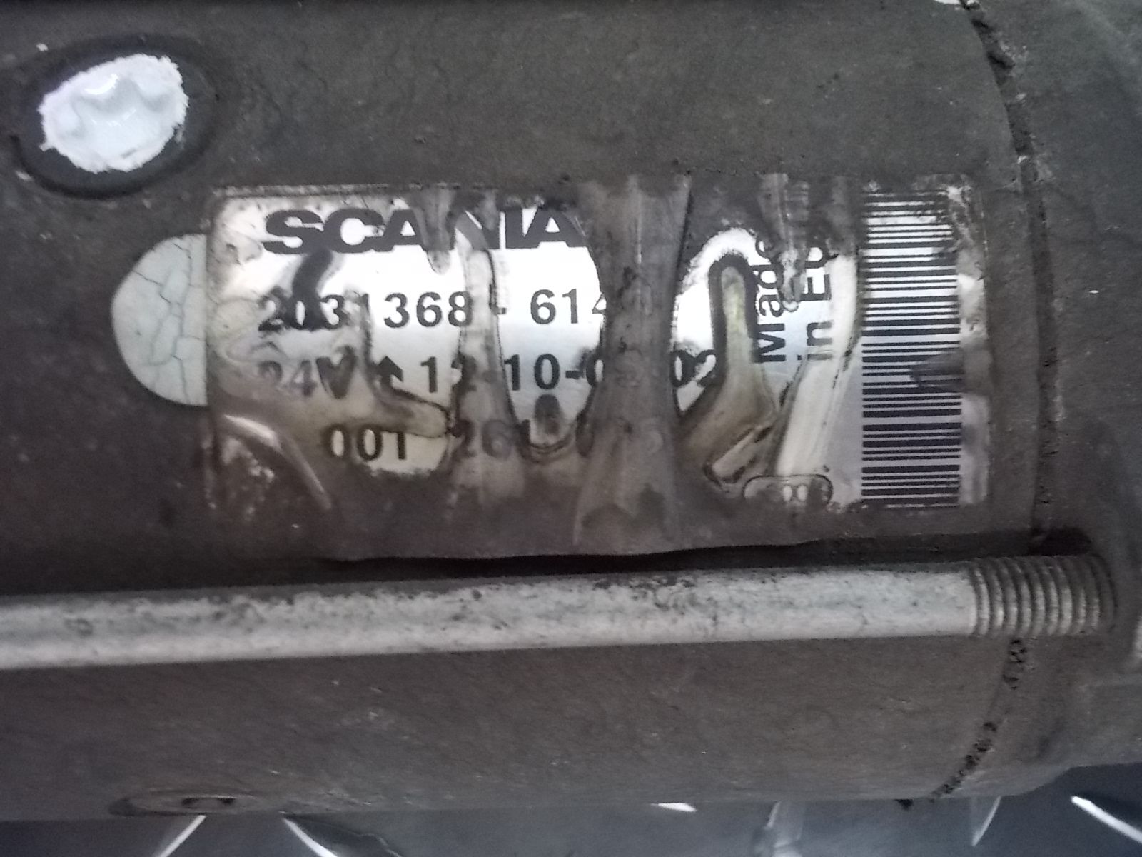 1796026 SCANIA Стартер, № XF79536, фото 4