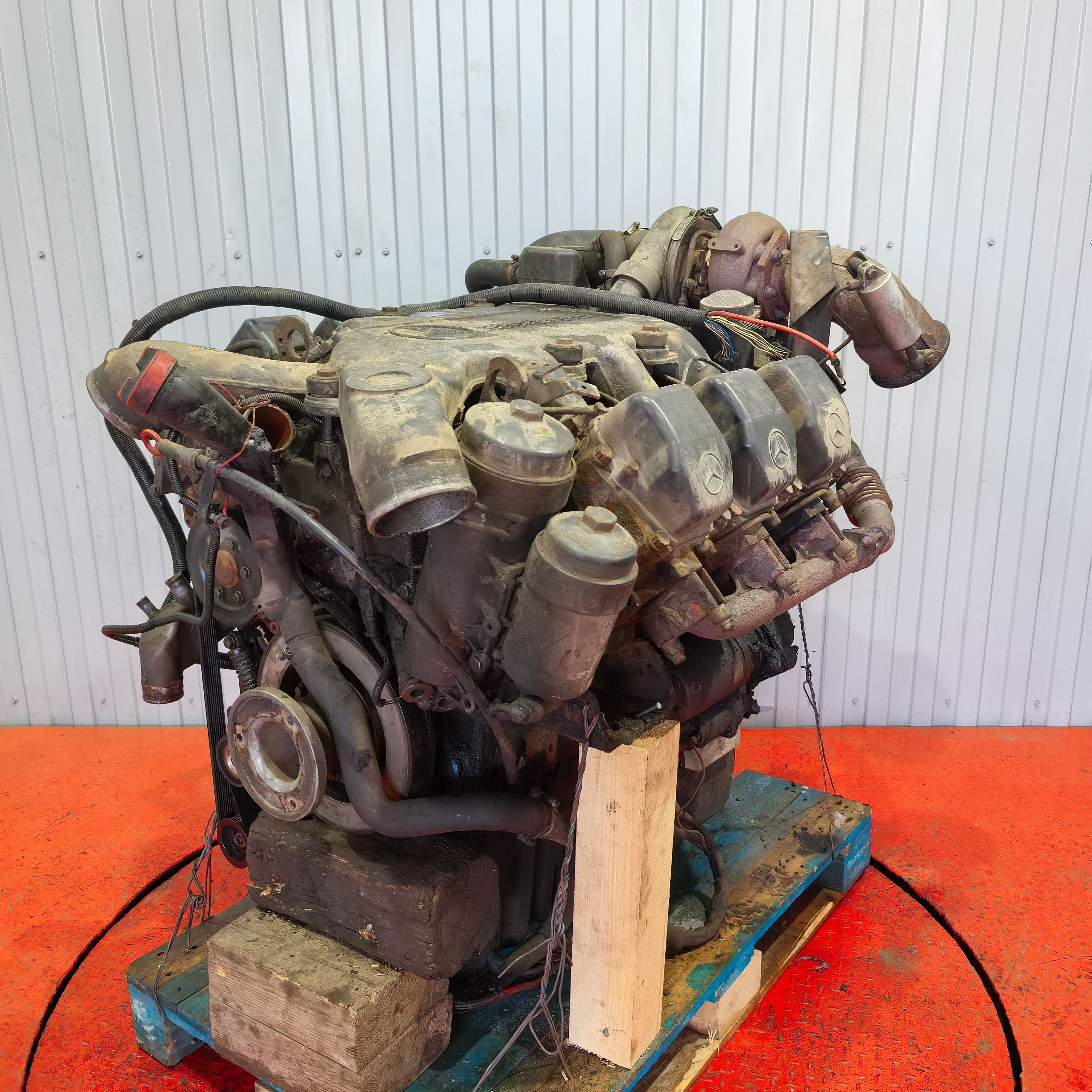 MERCEDES Двигатель, OM501, LA541.923, № XF432093, фото 1