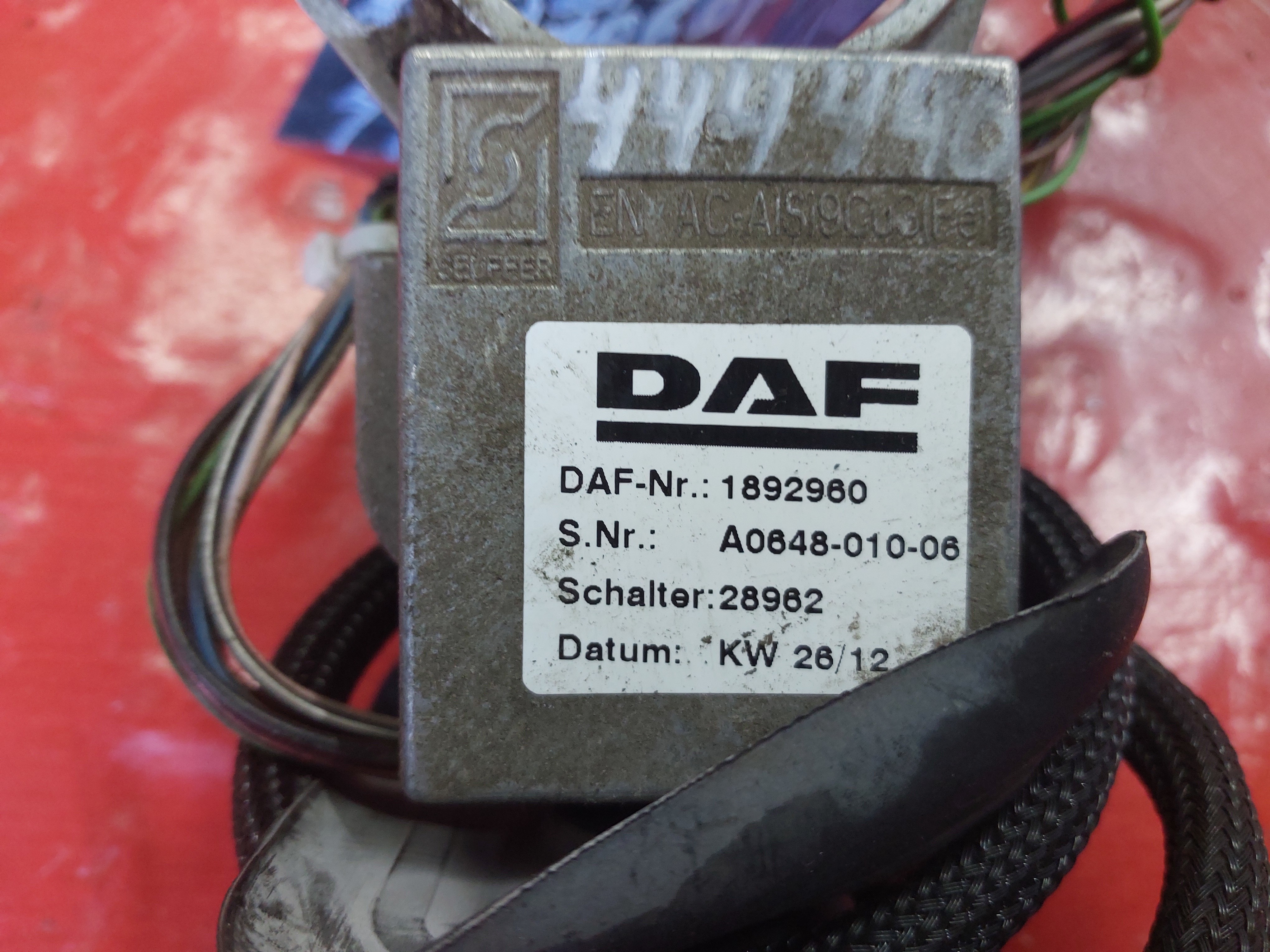 1892960 DAF Переключатель подрулевой указателя поворота, № XF444440, фото 5
