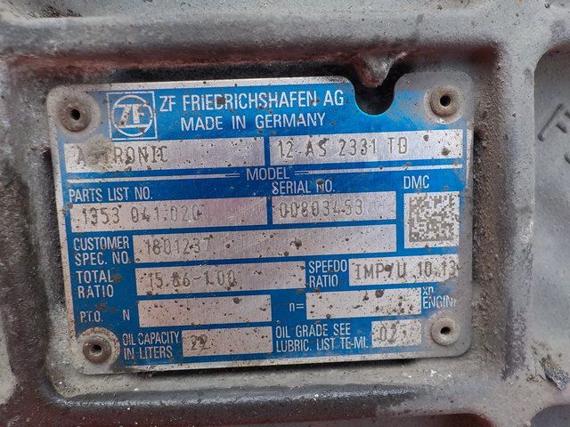 1681737 DAF АКПП, 12AS2331, С ретардером, № XF157165, фото 9