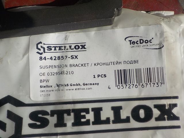 8442857SX STELLOX Проставка кронштейна рессоры, фото 3