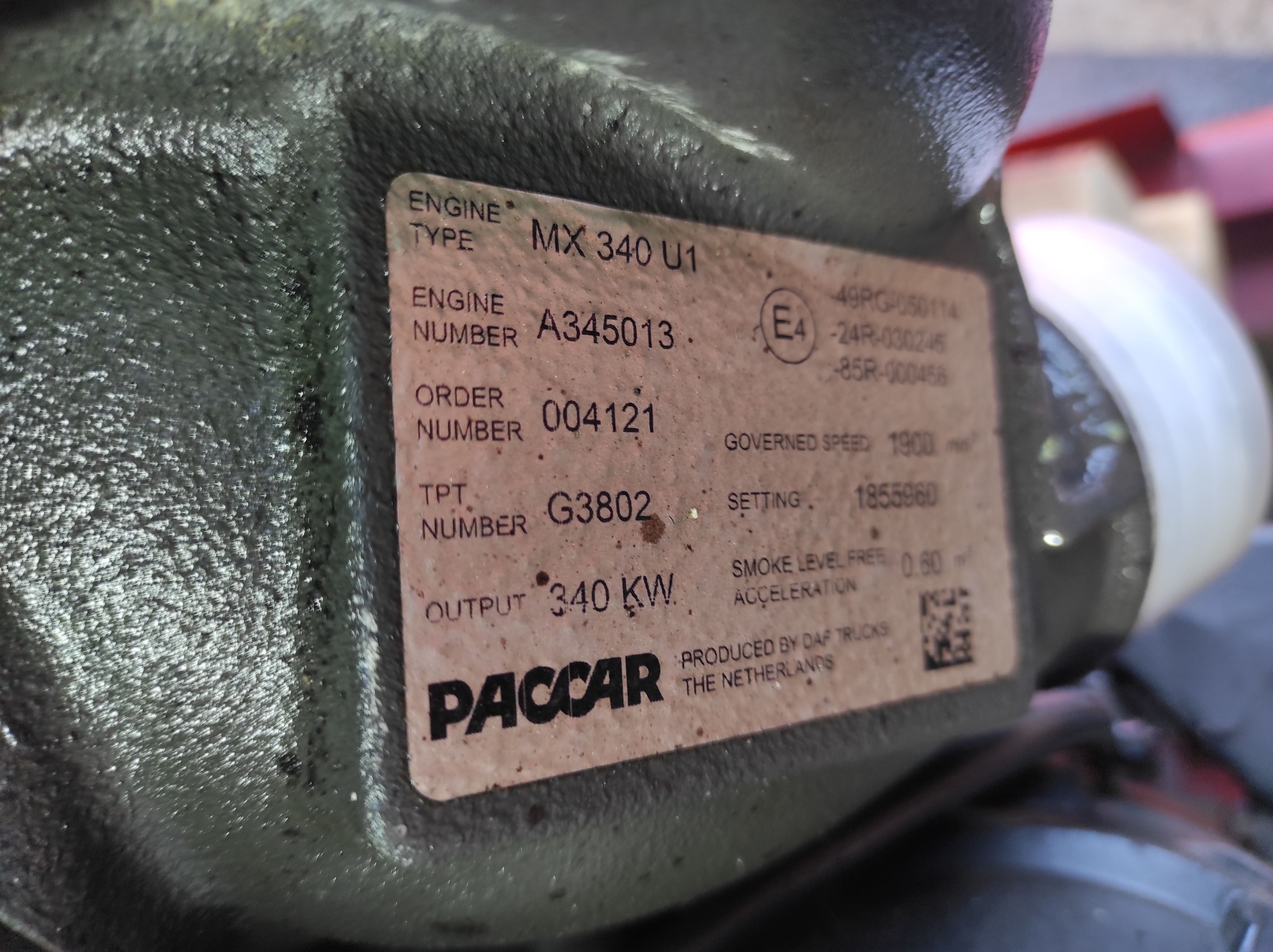 DAF Двигатель, MX, 510 hp, Euro5, № XF445400, фото 10