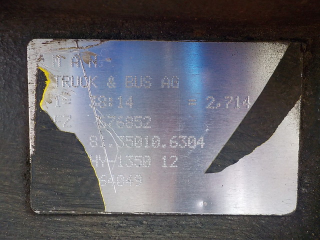 81350106304 MAN Редуктор заднего моста, HY-1350, № XF367812, фото 7