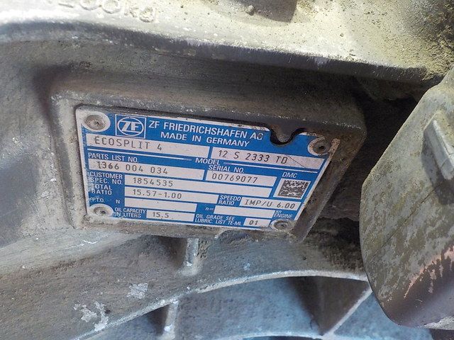 1854535 DAF КПП, 12S2333, Без ретардера, МКПП, № XF207566, фото 9