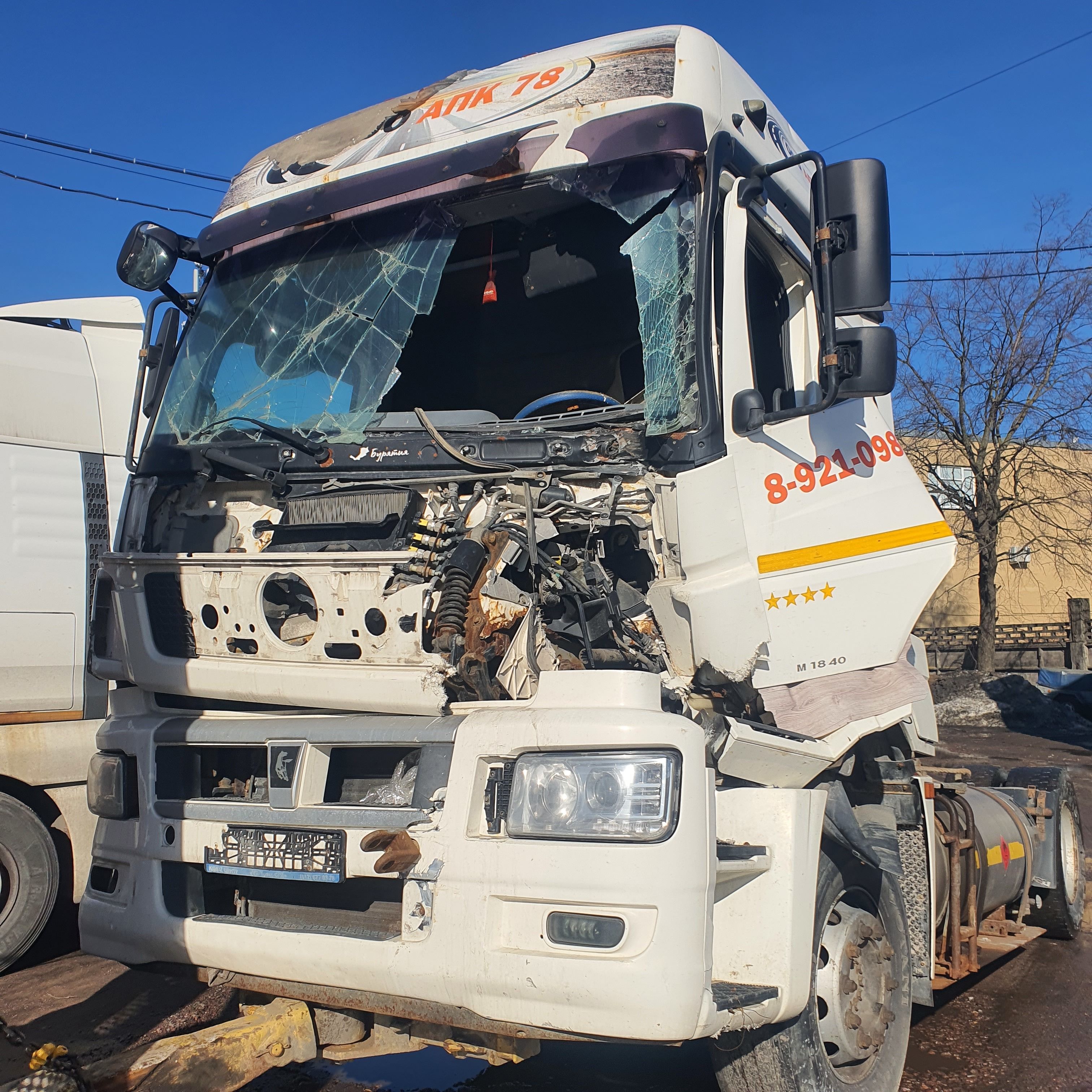 KAMAZ М1840, 2021 года, автомобиль в разборе