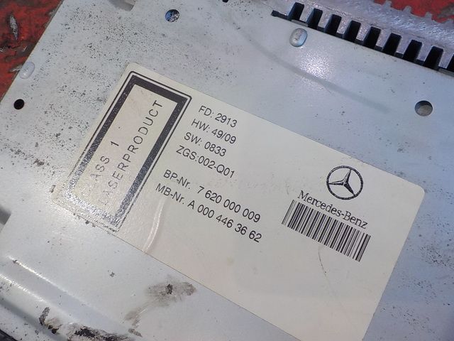 0004463762 MERCEDES Магнитола, № XF335490, фото 4