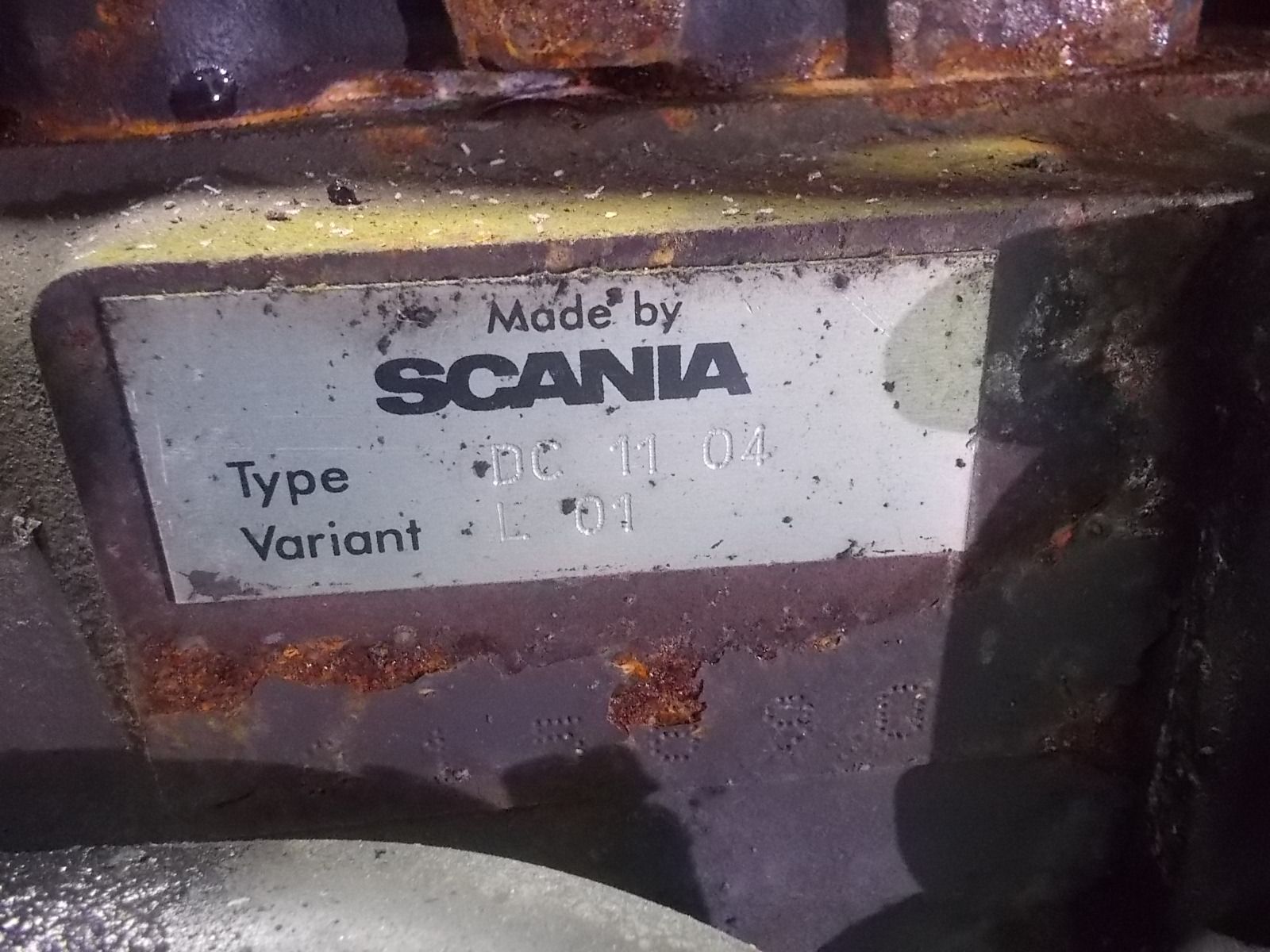 572578 SCANIA Двигатель, PDE DC11, 04L01, № XF97738, фото 1