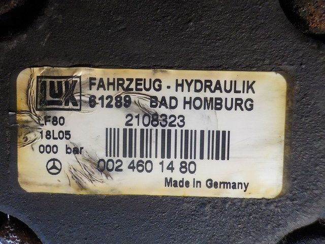 0024601480 MERCEDES Насос ГУР, № XF138269, фото 6