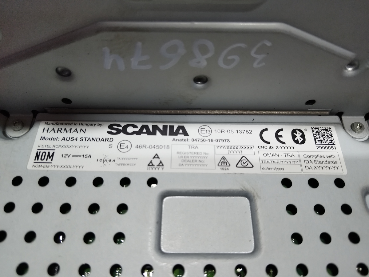 2635711 SCANIA Магнитола, № XF398674, фото 8