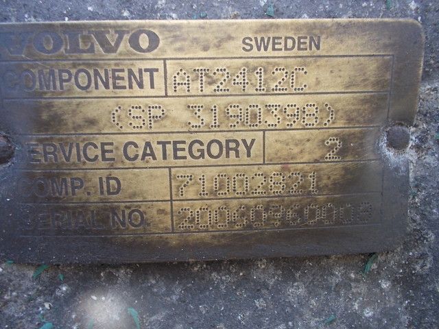 3190398 VOLVO АКПП, AT2412C, Без ретардера, № XF50413, фото 5