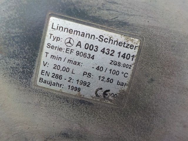 0034321401 MERCEDES Ресивер воздушный, № XF73750, фото 4