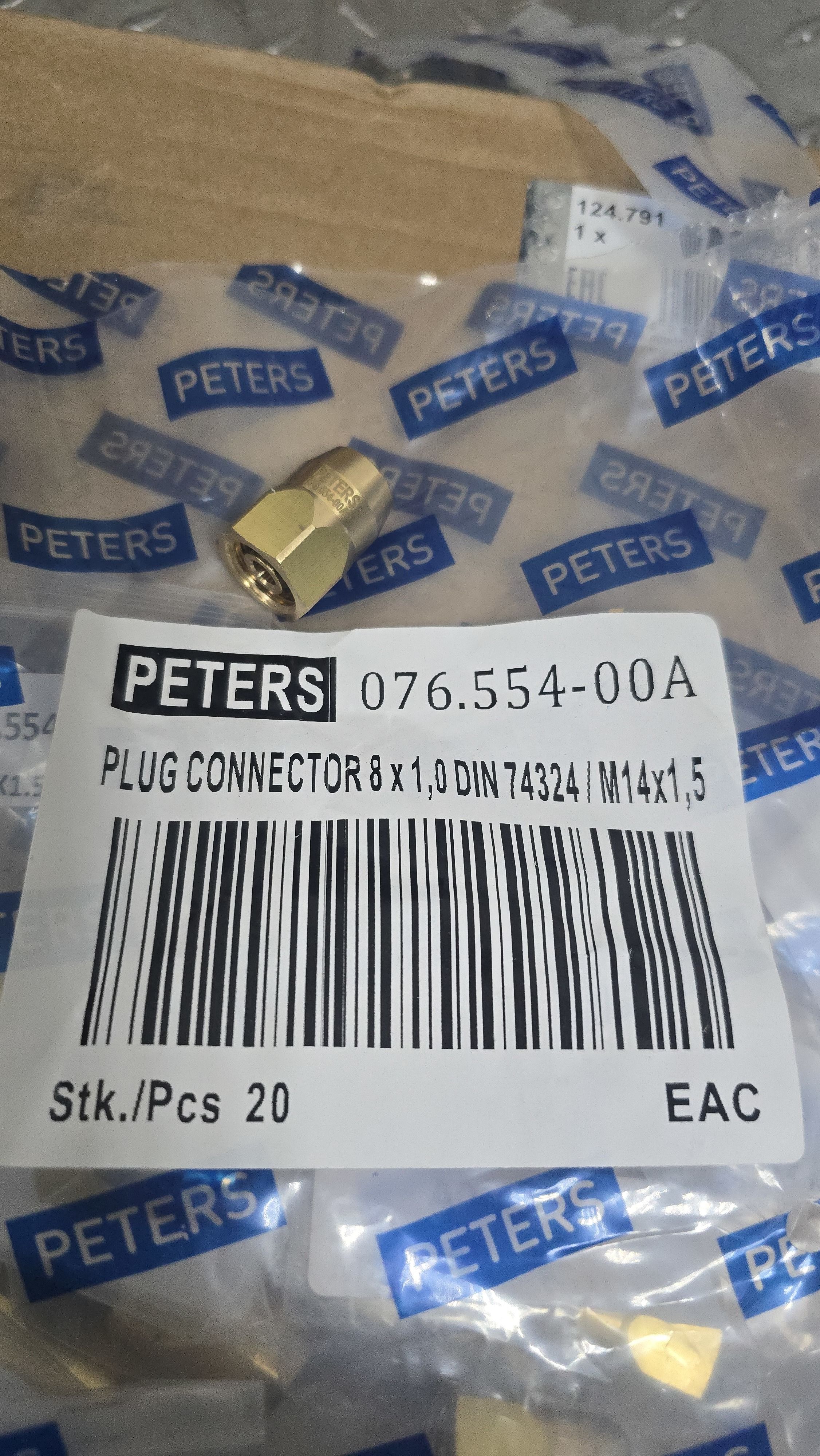 07655400A PETERS Фитинг, фото 1