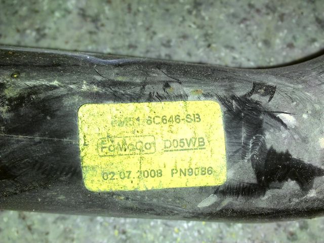 6M516C646SB FORD Патрубок интеркулера, № XF30115, фото 3