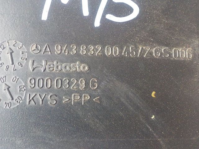 9438320045 MERCEDES Воздуховод, № XF176447, фото 4