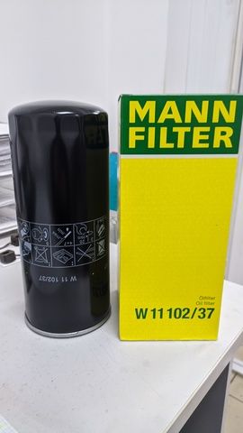 W1110237 MANN-FILTER Фильтр масляный, фото 1