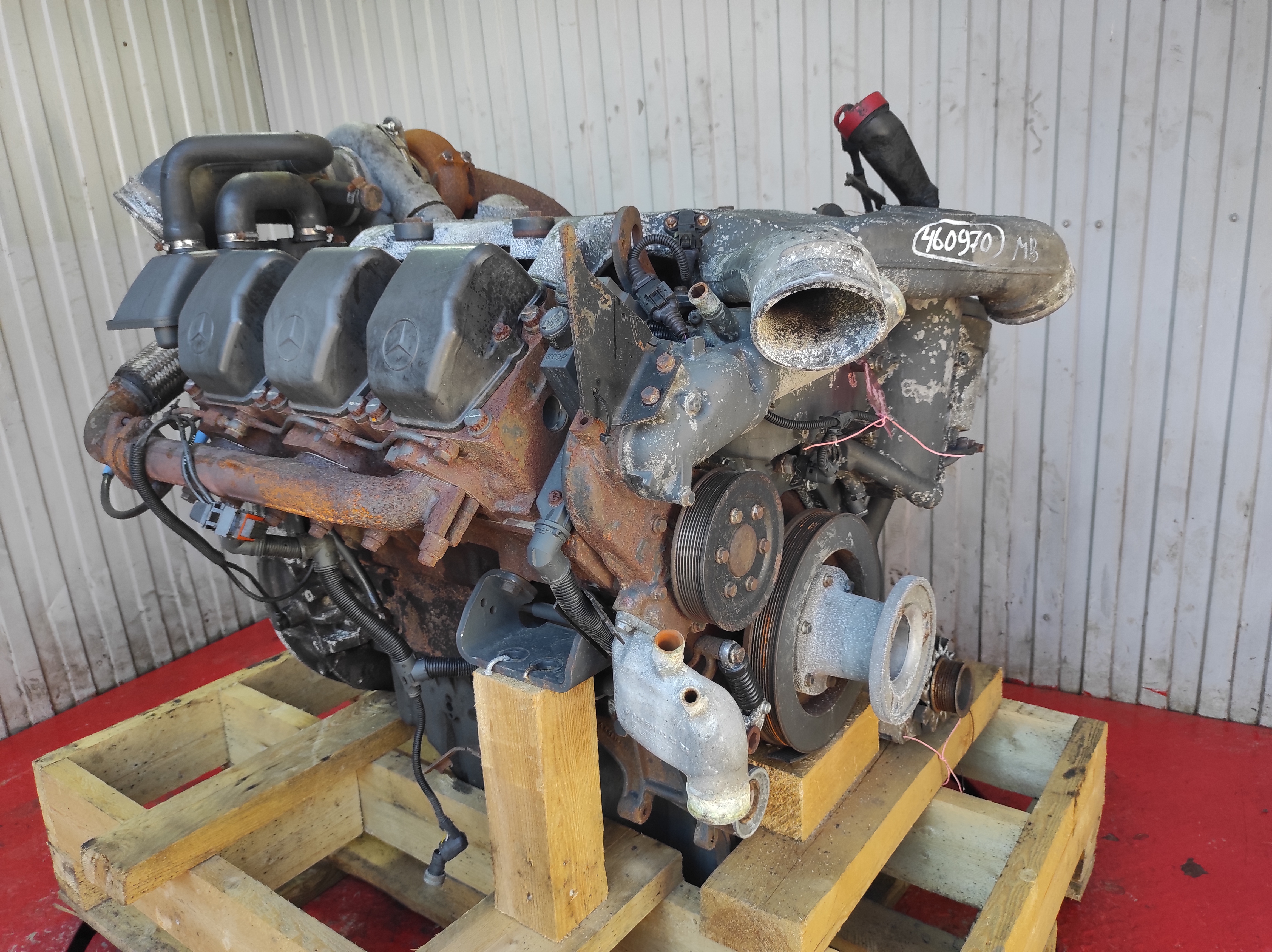 0020106500 MERCEDES Двигатель, OM501, 410 hp, Euro3, № XF460970, фото 7