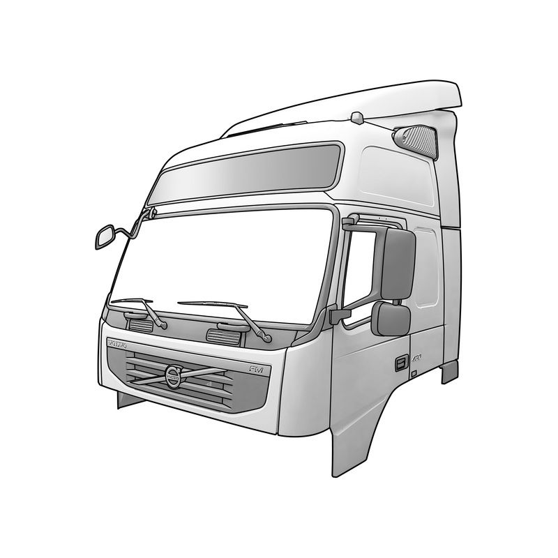 VOLVO Кабина, Globetrotter, № XF413388, фото 1