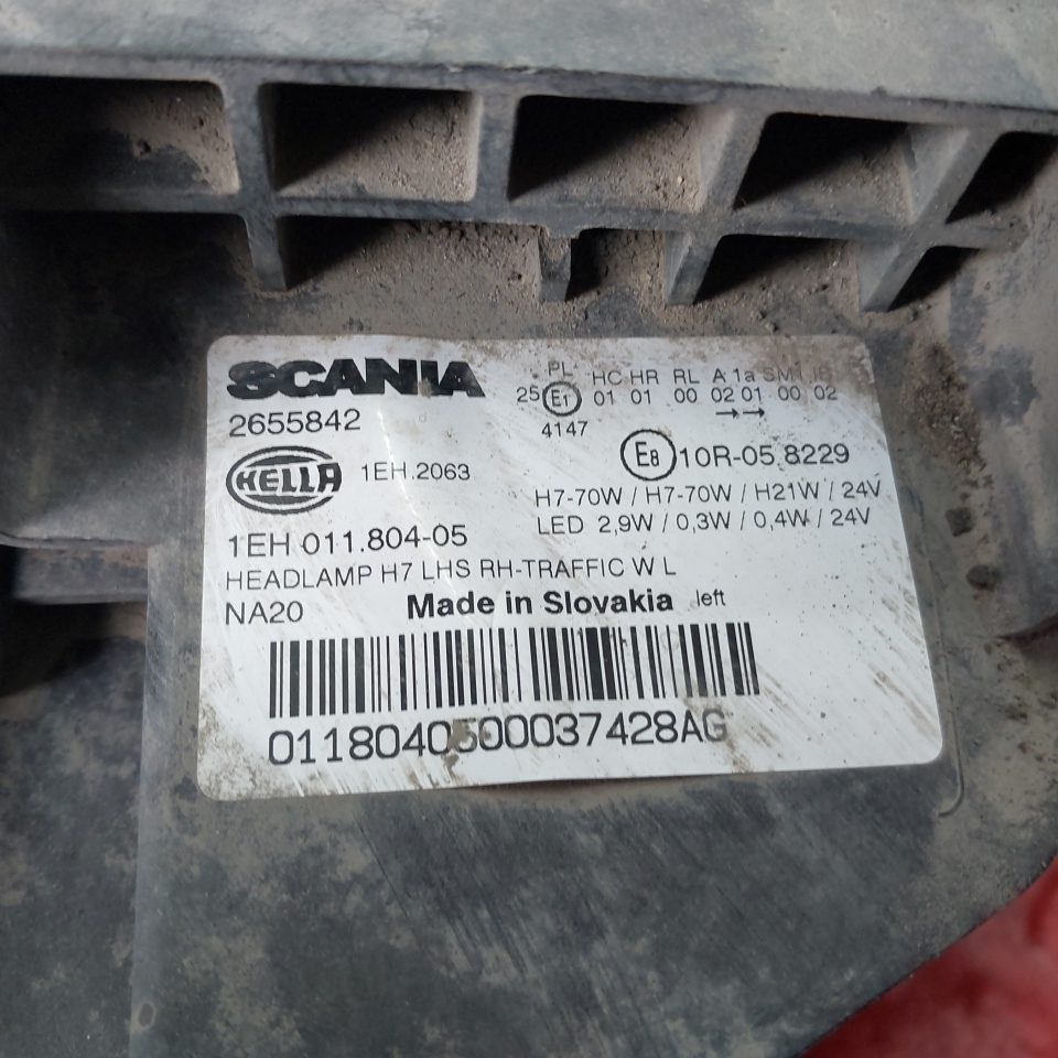 2655842 SCANIA Фара левая, № XF478837, фото 8