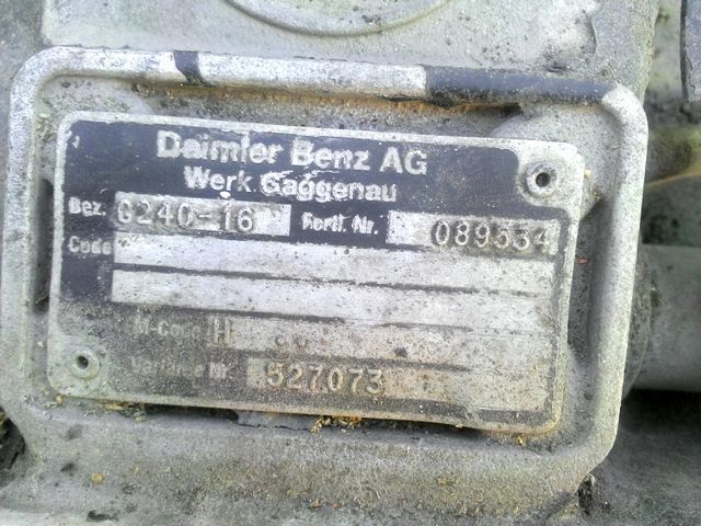 9452615801 MERCEDES КПП, G240-16, Без ретардера, МКПП, № XF19748, фото 3