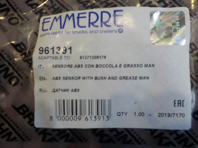 961391 EMMERRE Датчик ABS, фото 4