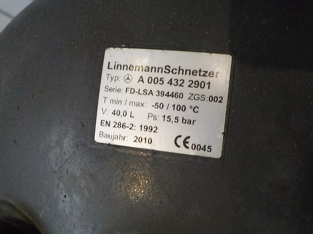 0054322901 MERCEDES Ресивер воздушный, № XF224499, фото 4